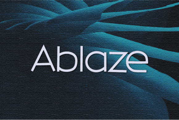 Ablaze: A Creative Review of This Unique Sans Serif Typeface