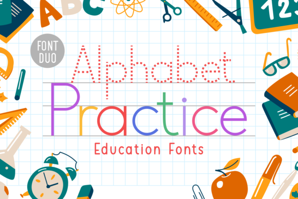 Alphabet Practice: A Clean Sans Serif Font for Modern Campaigns