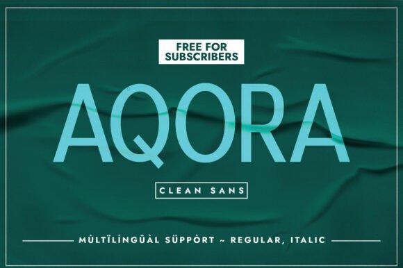 Aqora Typeface Review: Minimalist Sans Serif for Clean Branding