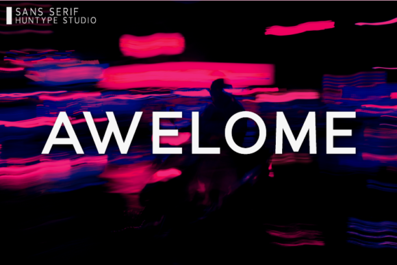 Awelome: The Clean Sans Serif Font for Polished Brand Identity