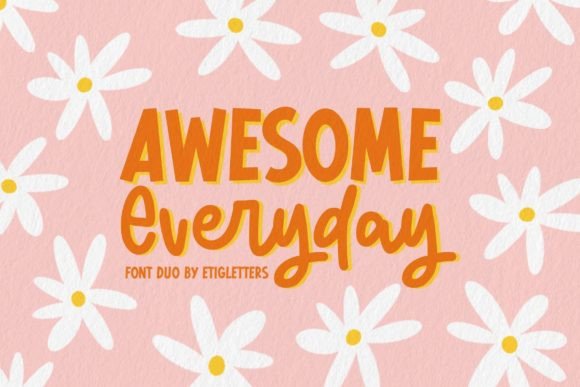 Awesome Everyday Duo: A Modern Typeface for Digital Branding