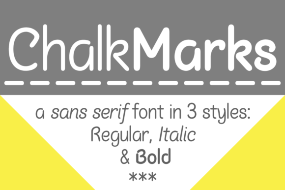 Chalk Marks: A Natural Sans Serif for Editorial Design