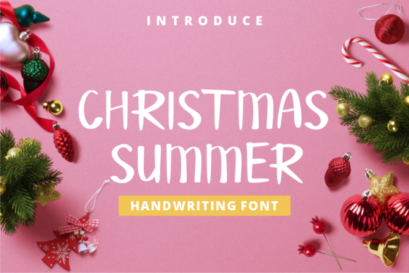 Christmas Summer: A Handwritten Sans Serif for Authentic Editorial Design