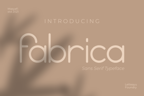 Fabrica Typeface: Elevating Handmade Product Branding