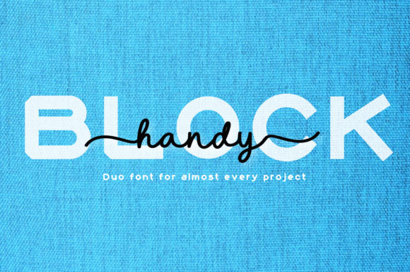 Handy Block Font Review: A Versatile Duo for Modern Branding