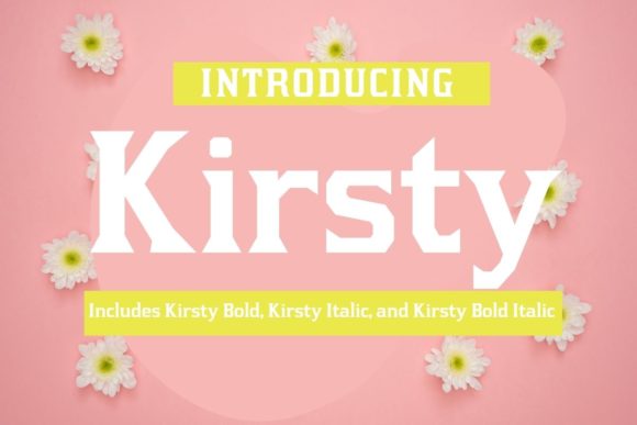 Kirsty Typeface: Elevate Your Brand Identity with Vintage-Inspired Typography