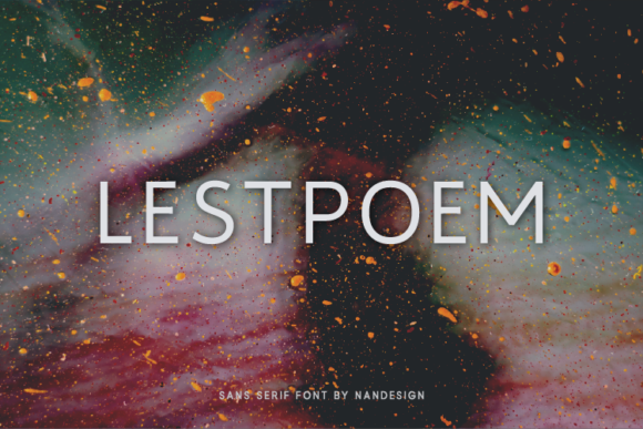Lestpoem: A Minimal Sans Serif Font for Clean Brand Identity