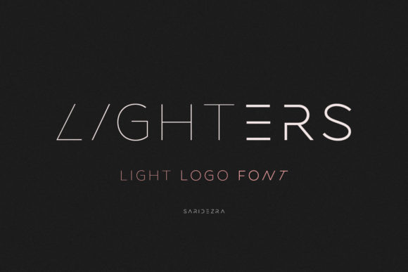 Lighters: A Minimalist Sans Serif Font for Clean Brand Identity