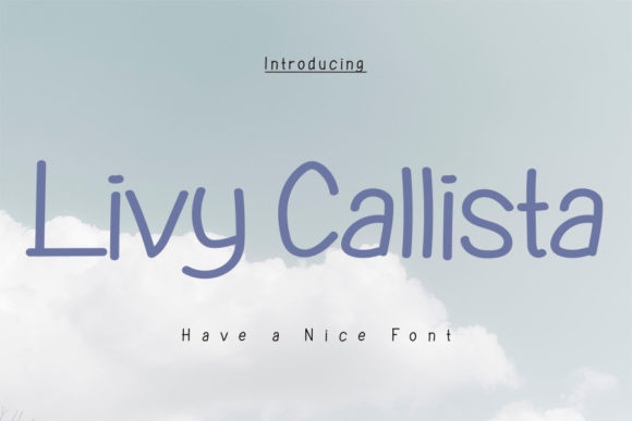Livy Callista: The Elegant Sans Serif for Handmade Branding