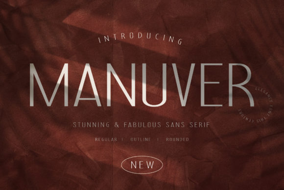 Manuver Typeface: Elevating Handmade Brand Identity