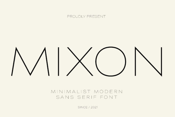 Mixon: The Minimal Sans Serif Font for Clearer Campaign Visuals