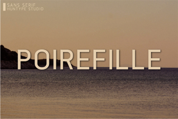 Poirefille: The Clean Sans Serif Font for Polished Brand Identity