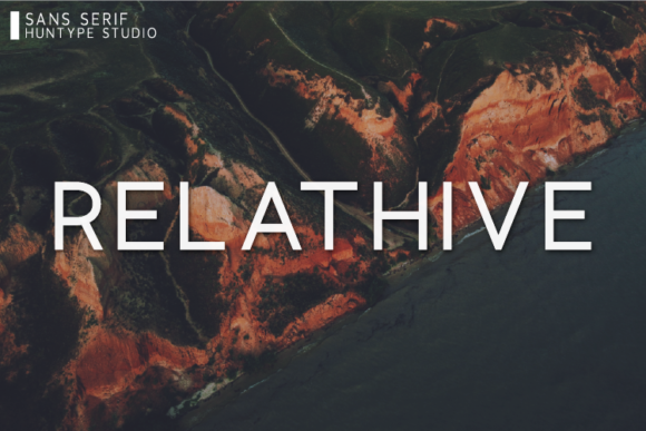 Relathive: The Clean Sans Serif Typeface for Clearer Campaign Messaging