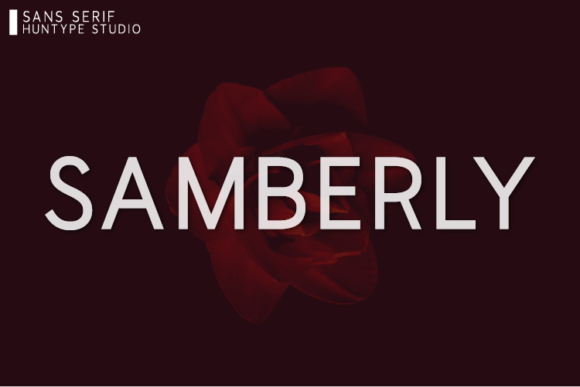 Samberly: A Minimal Sans Serif Typeface for Clean Branding