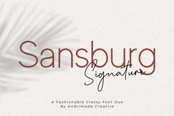 Sansburg: The Versatile Duo Font for Handmade Labels and Packaging