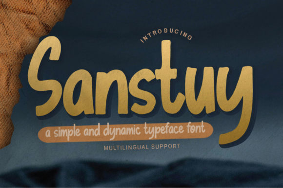 Sanstuy Typeface: Elevate Your Handmade Brand Identity