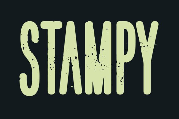 Stampy Typeface: Elevating Campaign Visuals with Authentic Distressed Style