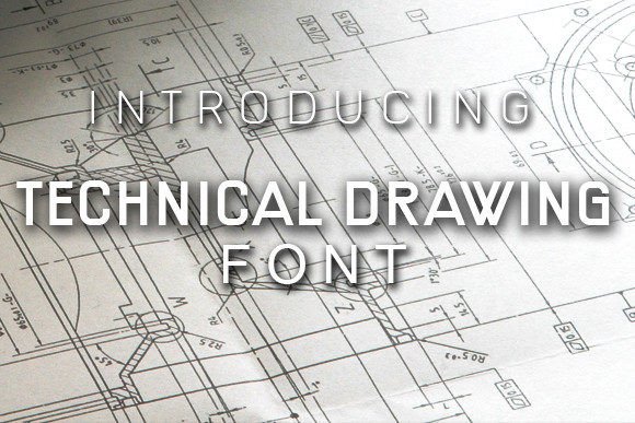 Technical Drawing: A Clean Sans Serif for Modern Brand Identity