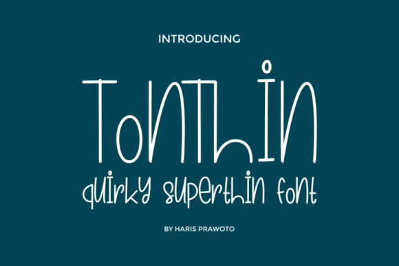 Tonthin: The Minimal Sans Serif Typeface for Clean Editorial Design