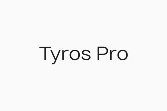 Tyros: The Minimal Sans Serif Font for Modern Crafters