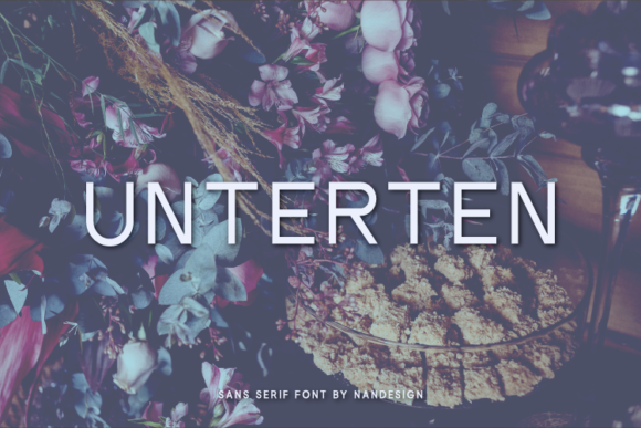 Unterten: The Clean Sans Serif Font for Consistent Small Business Branding