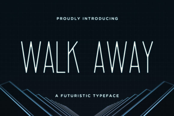 Walk Away: A Futuristic Sans Serif Font for Modern Handmade Brands