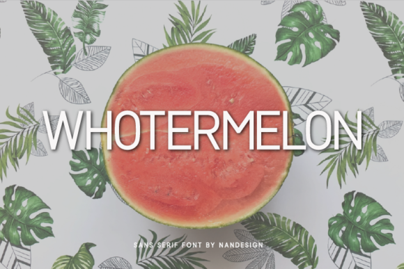 Whotermelon: The Clean Sans Serif Font for Modern Crafters